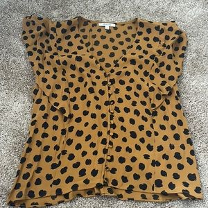 Women’s Madewell Spotted Top.